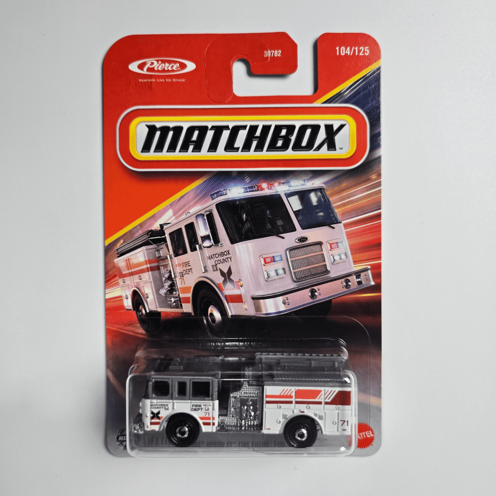 Miniatura Matchbox Pierce Arrow XT Fire Engine (Bombeiros)