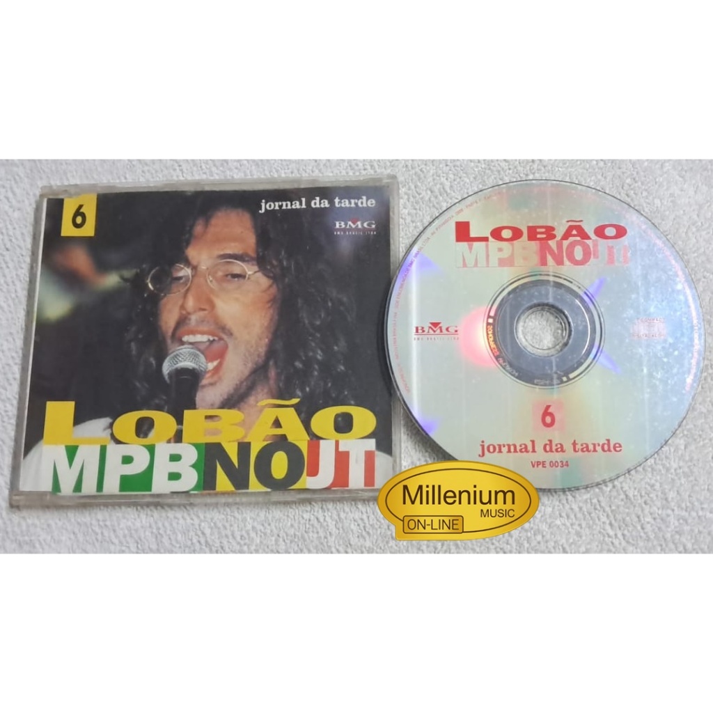CD Lobão Vida Bandida Blá Blá BLá Eu Te Amo  Chorando No Campo MPB No JT 6 Original Gravadora Colecionador Ótimo Estado