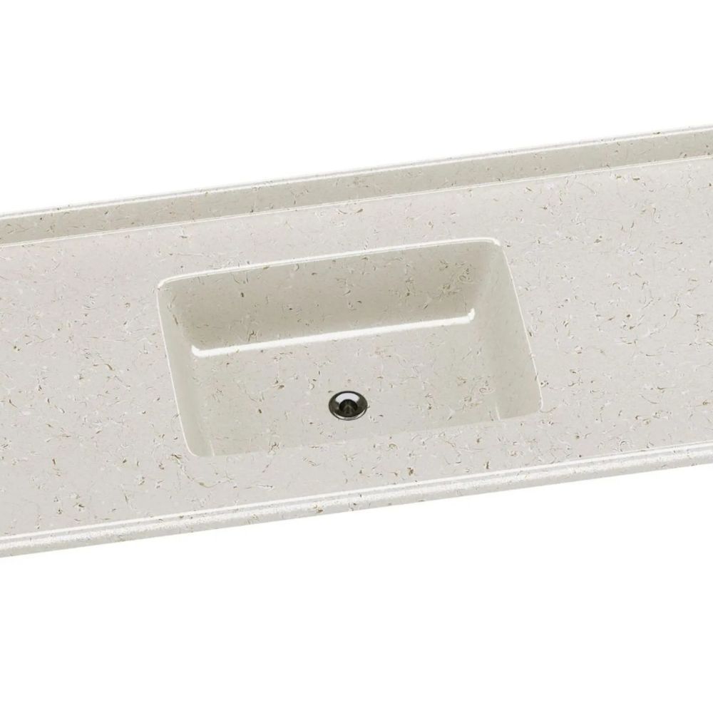Tampo para Pia de Cozinha Cuba Central Marmoplan Rorato 1,60