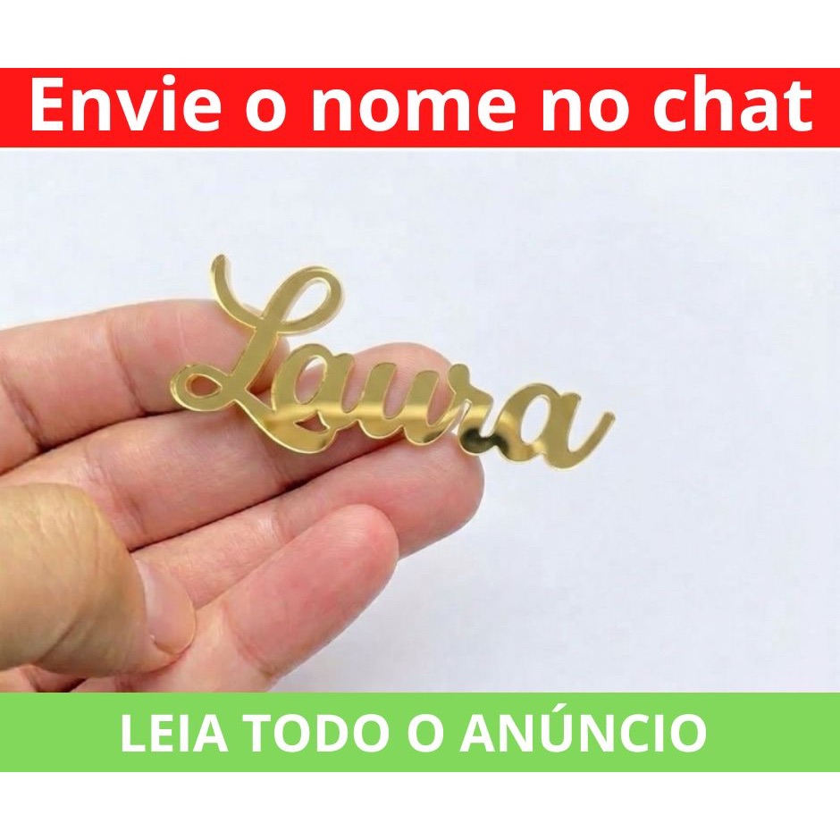 Kit Aplique nomes em papel Lamicote 10/20/30/40/50/100 und