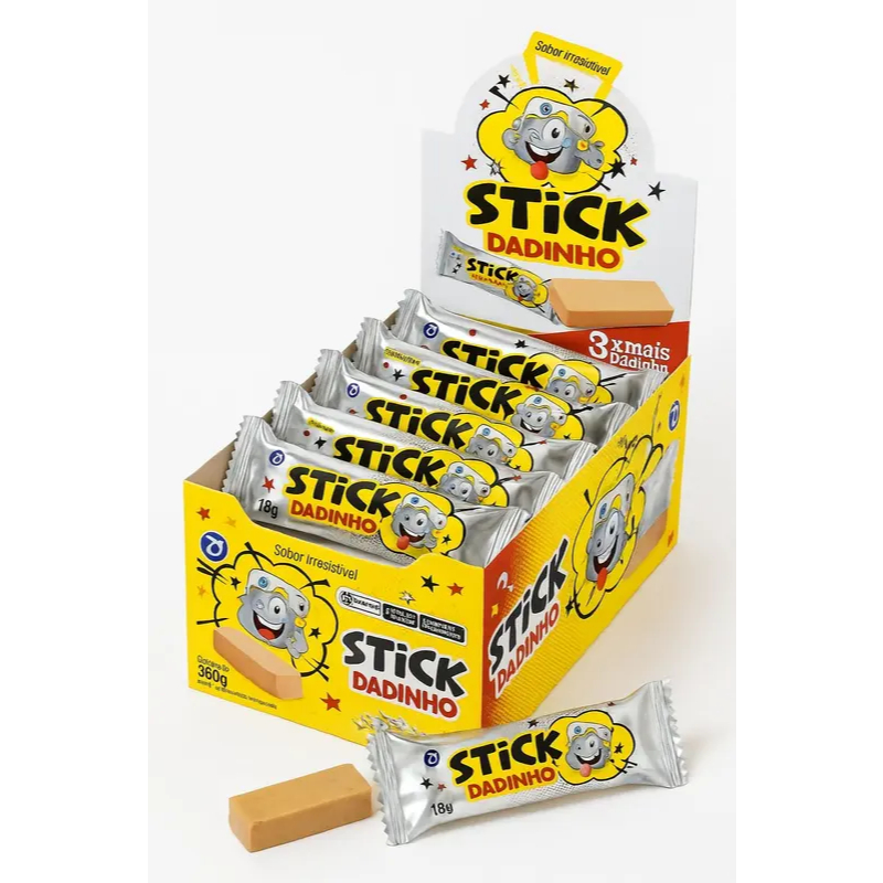 DADINHO STICK 20 UNIDADES DE 18g