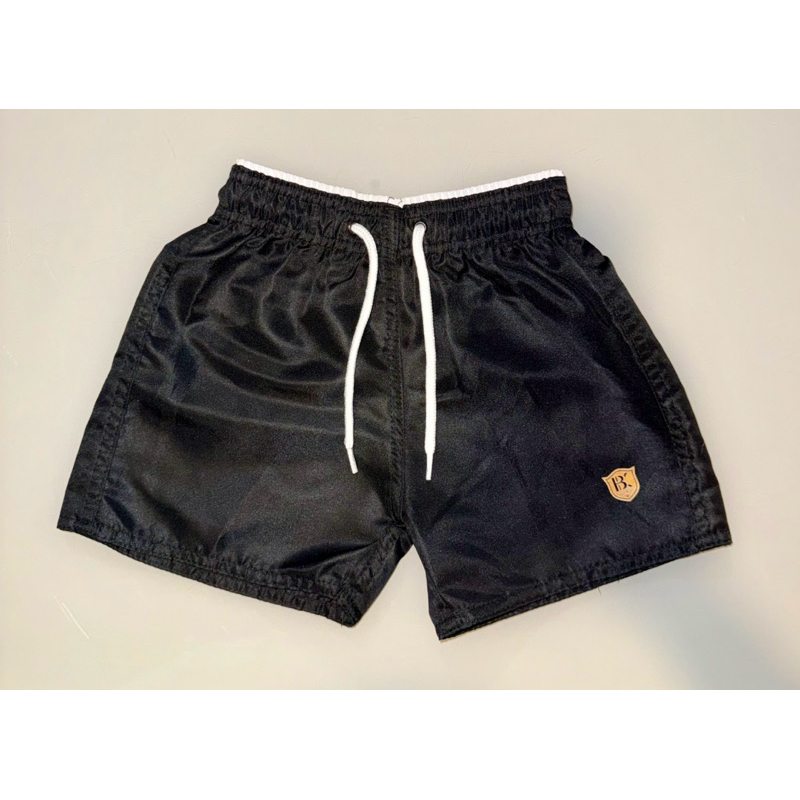 Bermuda Short Tactel Infantil Juvenil 1 a 12 Anos Liso Praia Piscina Verão Com Elástico