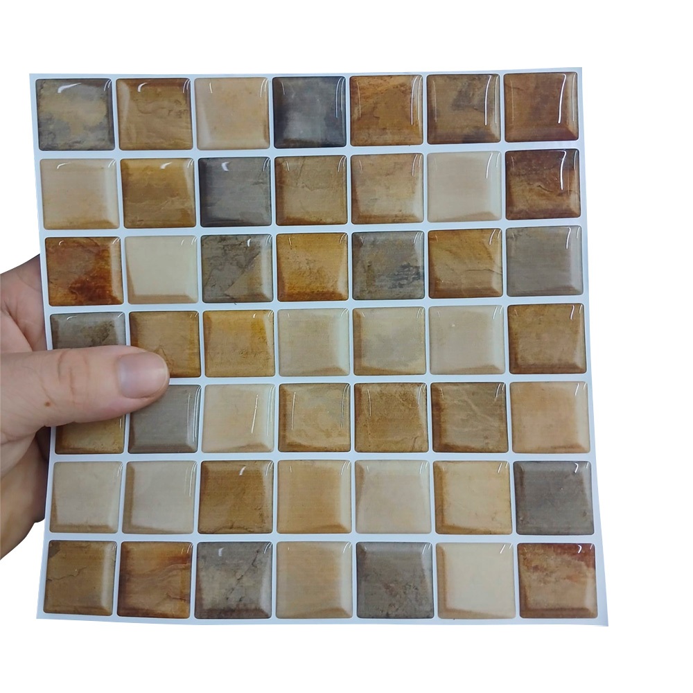 Pastilha Adesiva Granito Vidro Resinada Kit 28 Placas