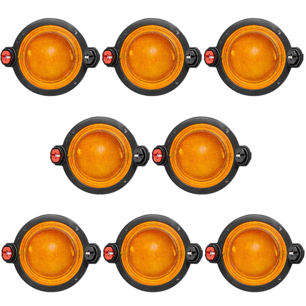 8x Reparo Compatível Driver JBL Selenium D250x Corneta 8 Ohms 100W Som Automotivo