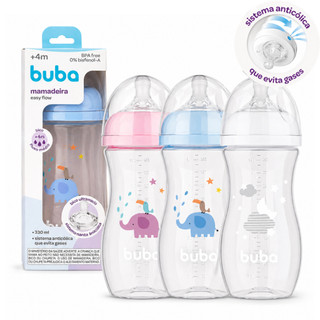 Mamadeira Buba Anticólica Easy Flow 330ml