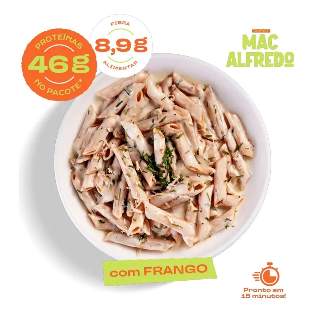 HolyFoods New Mac Alfredo - Macarrão c/ Frango 115g — imagem 2 de 2