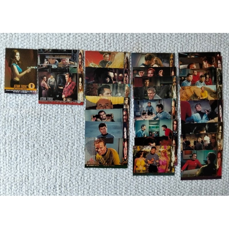 Lote c/ 26 Game Card  Importados Star Trek TOS - Season / Series 1 Autograph Challenge  - Letter A
