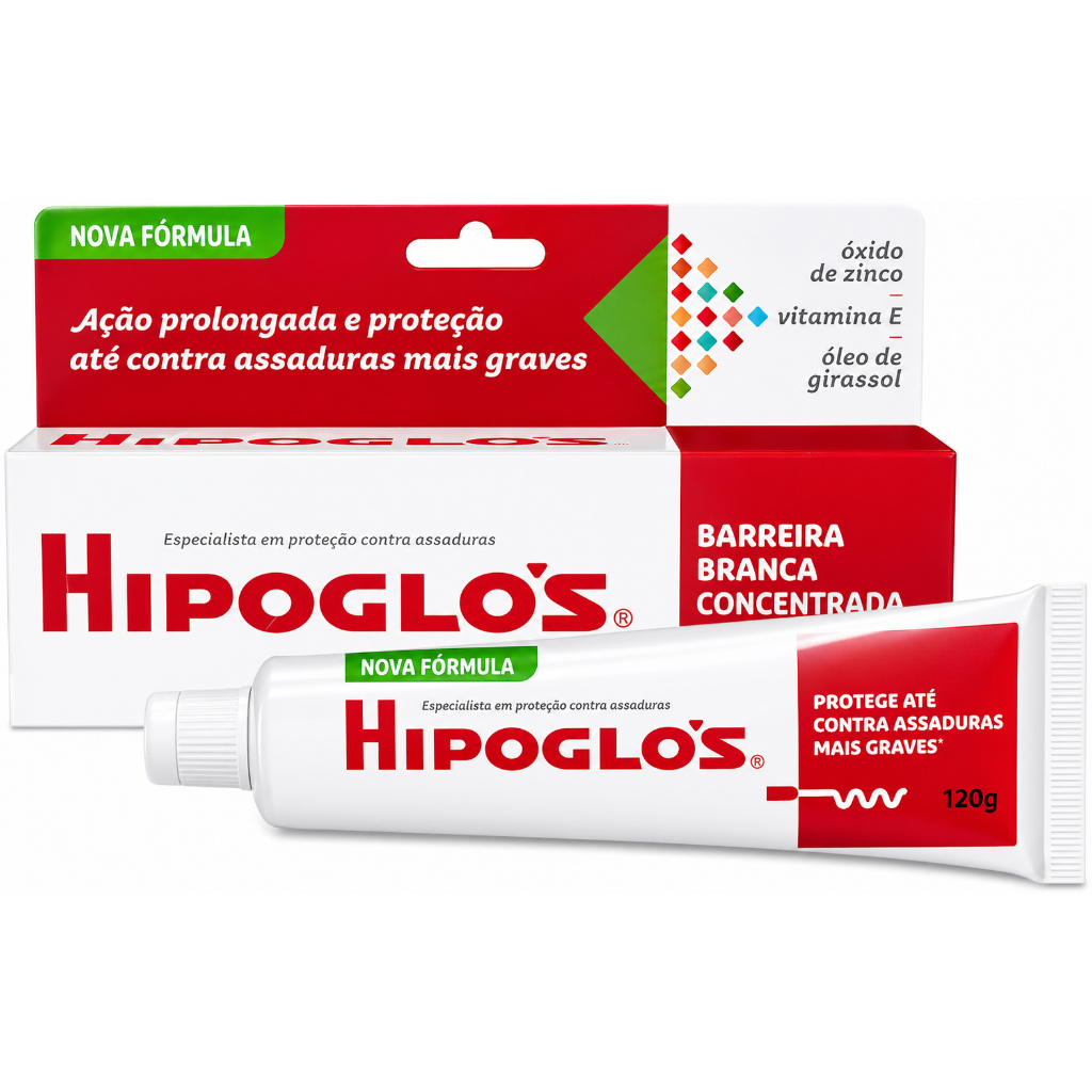 Hipoglós - 120 g - 120 g Assaduras Proteção Intensa Pele Sensível Prevenção Irritações Hidratação