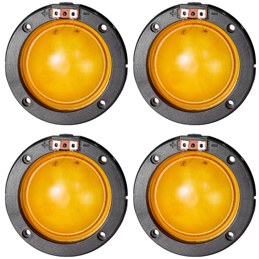 4x Reparo Compatível Driver JBL Selenium D300 D305 Corneta 8 Ohms 100W Som Automotivo