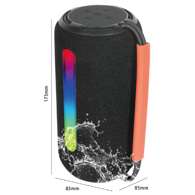 Caixa de Som LED Bluetooth Portátil TWS 30W RMS Kapbom KA-8881 Alto-falantes à prova d'água