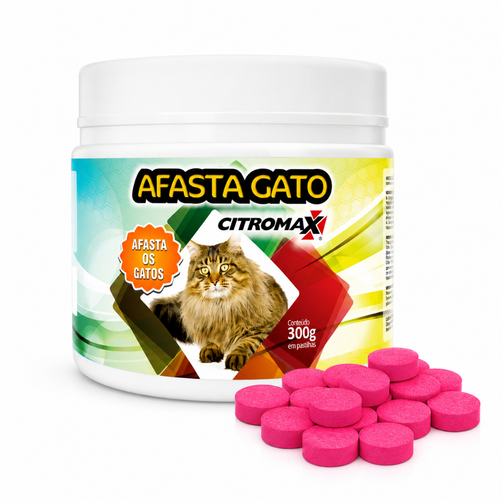 Afasta Repele Educador Gatos Pastilhas 300g