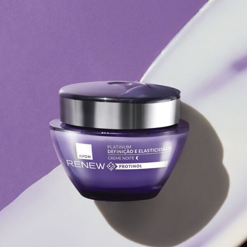 Avon Creme Renew Platinum Noite Elasticidade 50g