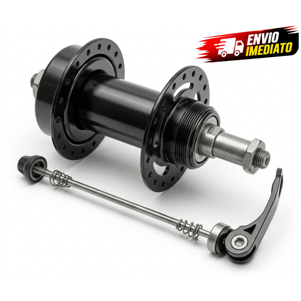 CUBO TRASEIRO FREIO A DISCO 36F COM BLOCAGEM APERTO RAPIDO PARA BICICLETA ARO 20 24 26 E 29