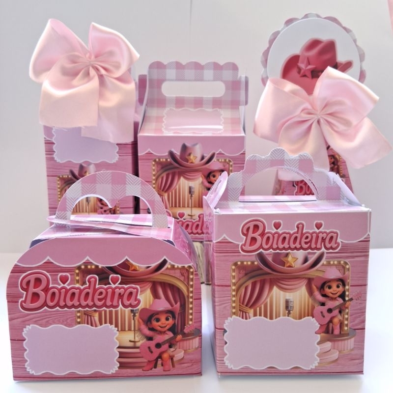 Kit festa BOIADEIRA Kit Personalizado/ Mimo Aniversário ANA CASTELA Caixinha Surpresa/Lembrancinha