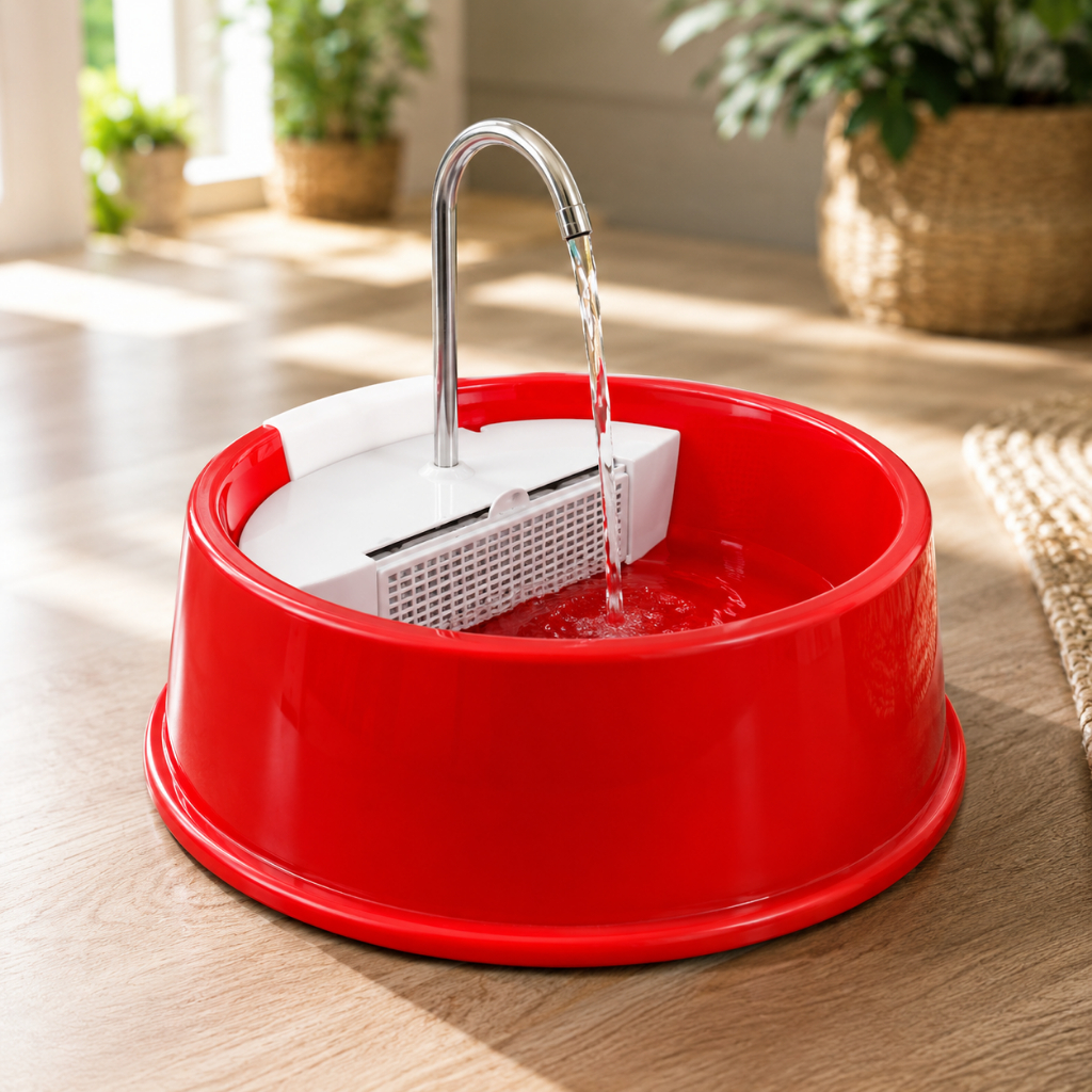 Fonte Bebedouro Automática para Cães e Gatos Furacão Pet Joy Bivolt Água Filtrada com Bomba