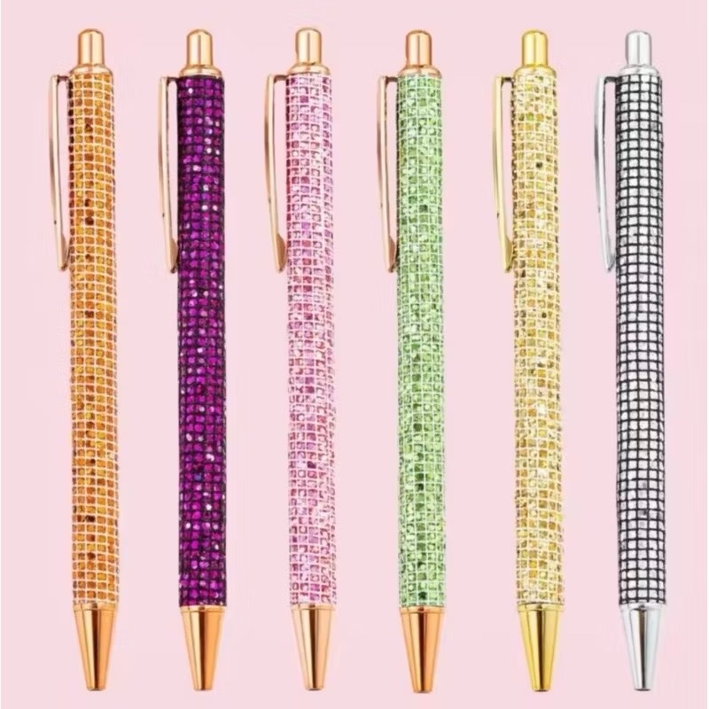 Caneta Esferográfica Metal Metálica Luxo Papelaria Presente Escritório Papelaria Fofa