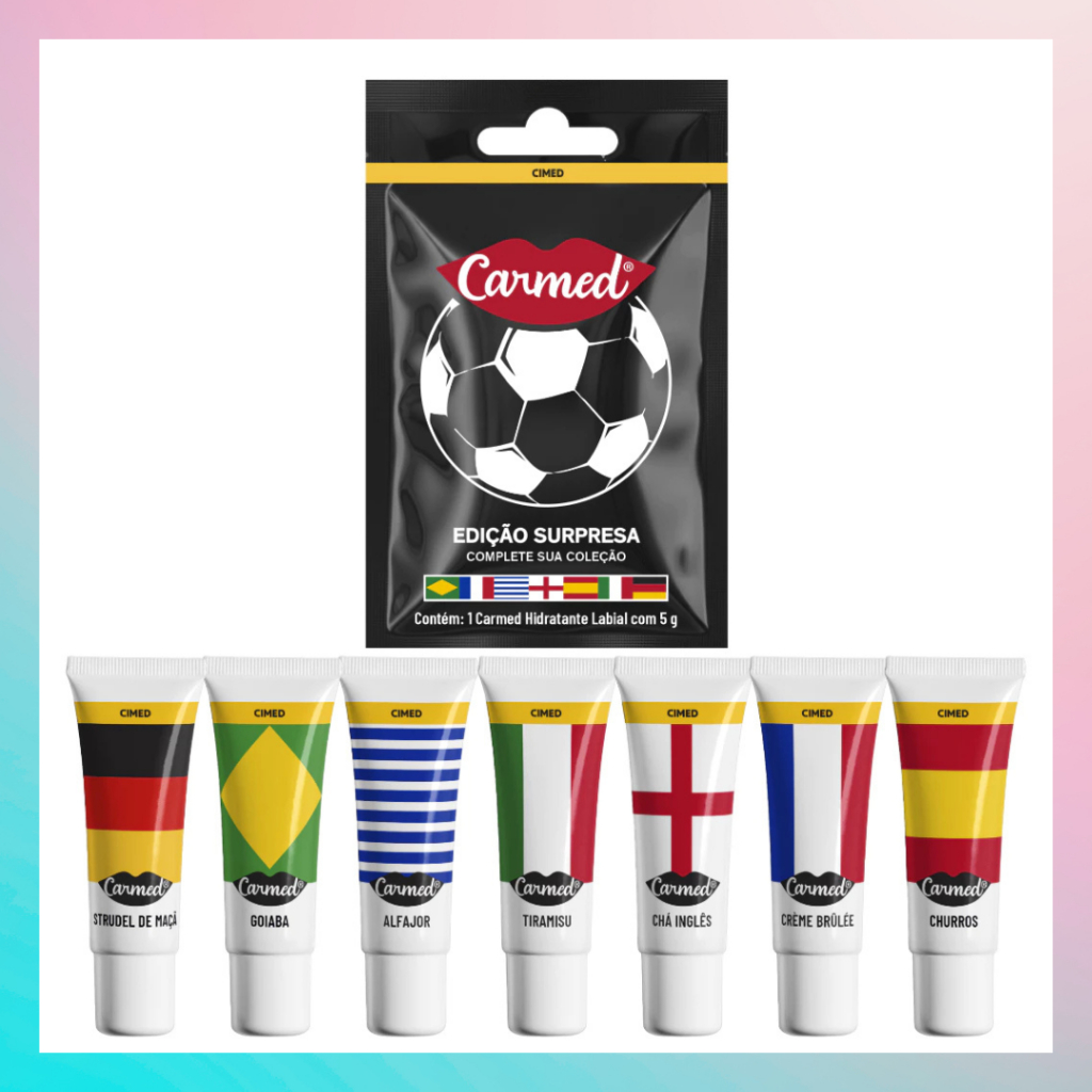 Carmed Coleção Seleções Campeãs Surpresa Copa do Mundo 2026