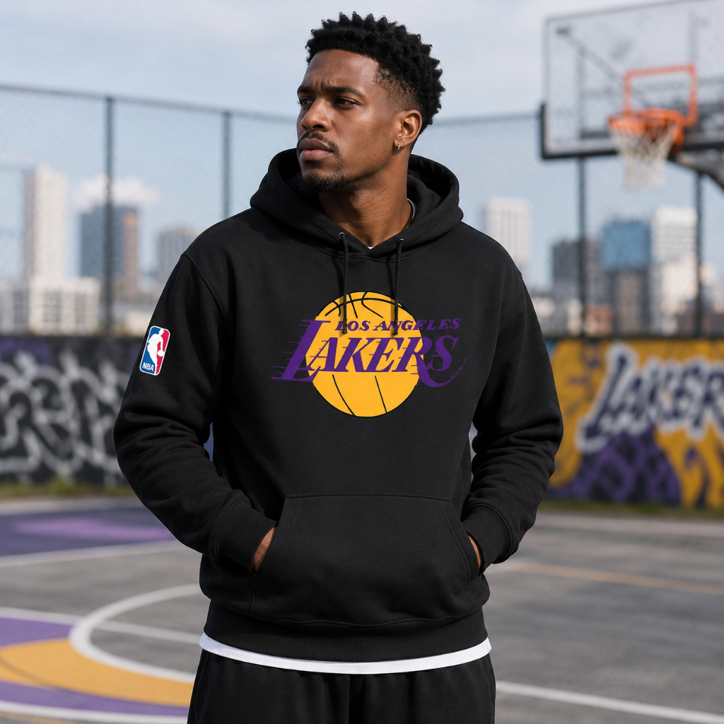 Moletom Canguru Lakers Blusa Time Basquete 100% Algodão Qualidade Premium Várias Cores