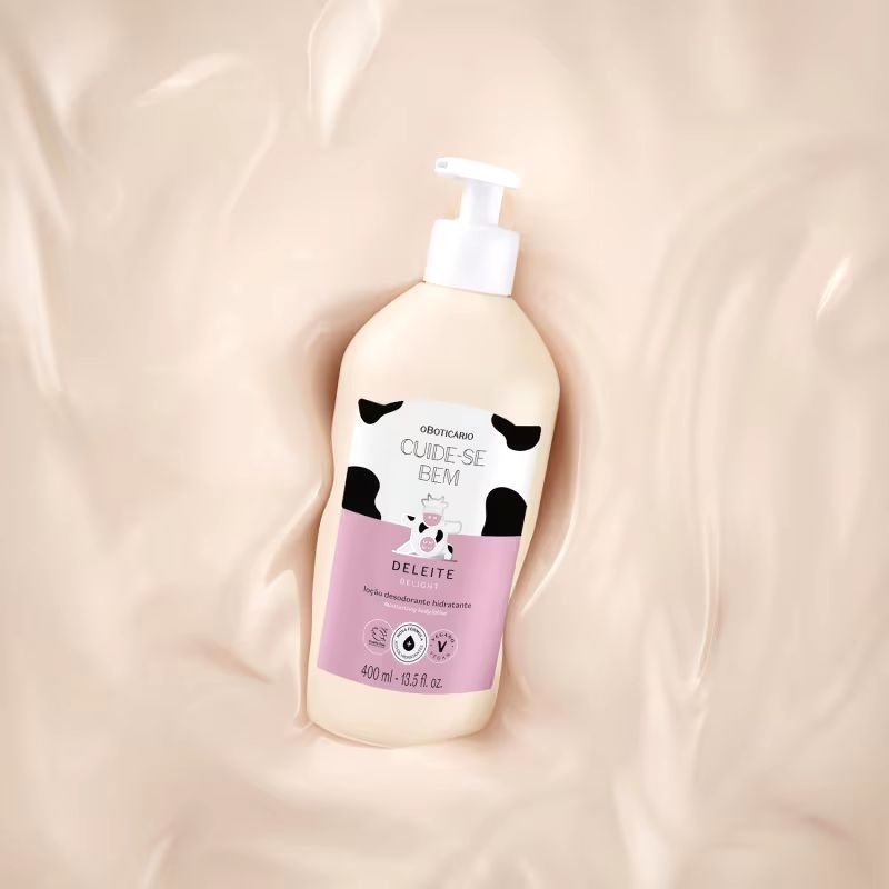 Loção Desodorante Hidratante Corporal Cuide-se Bem Deleite 400ml Feminino Beleza