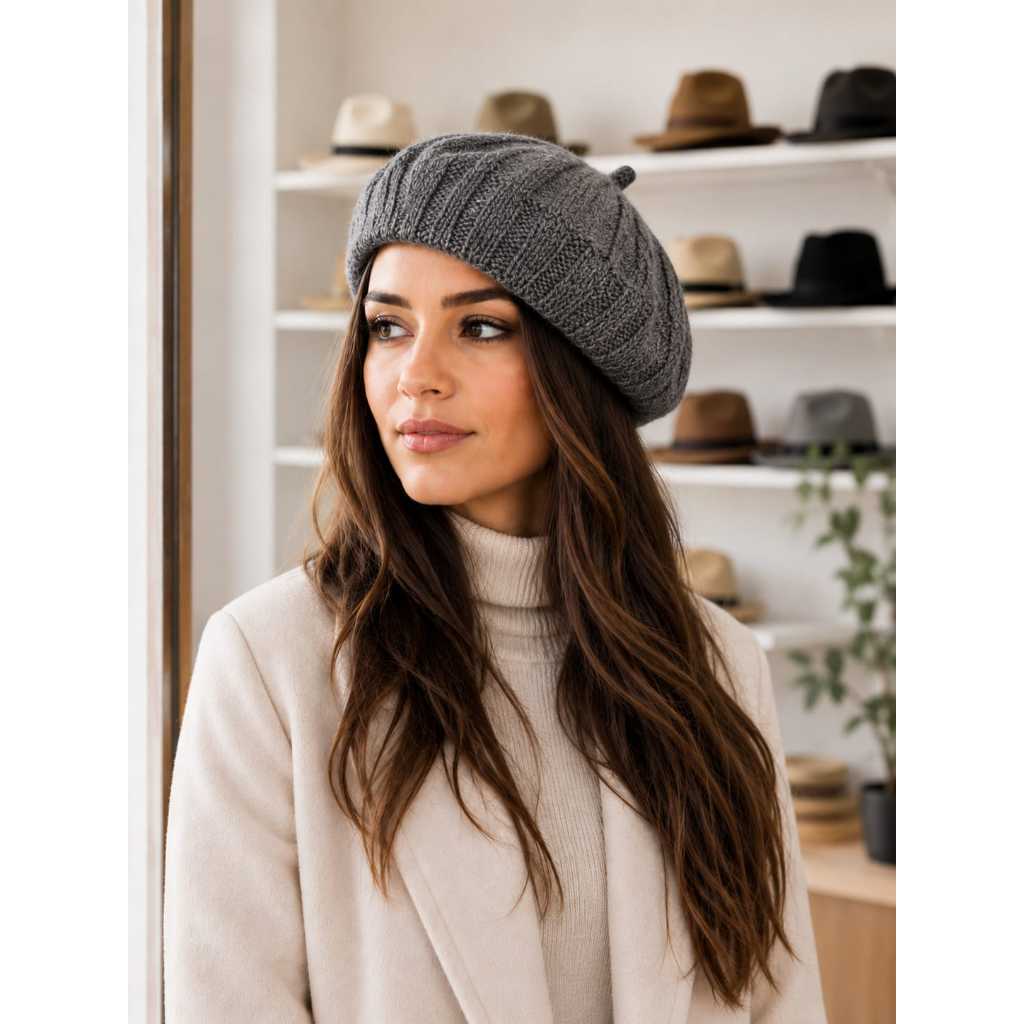 Boina Estilo Angelina Paris Boina Feminina Boina de Inverno