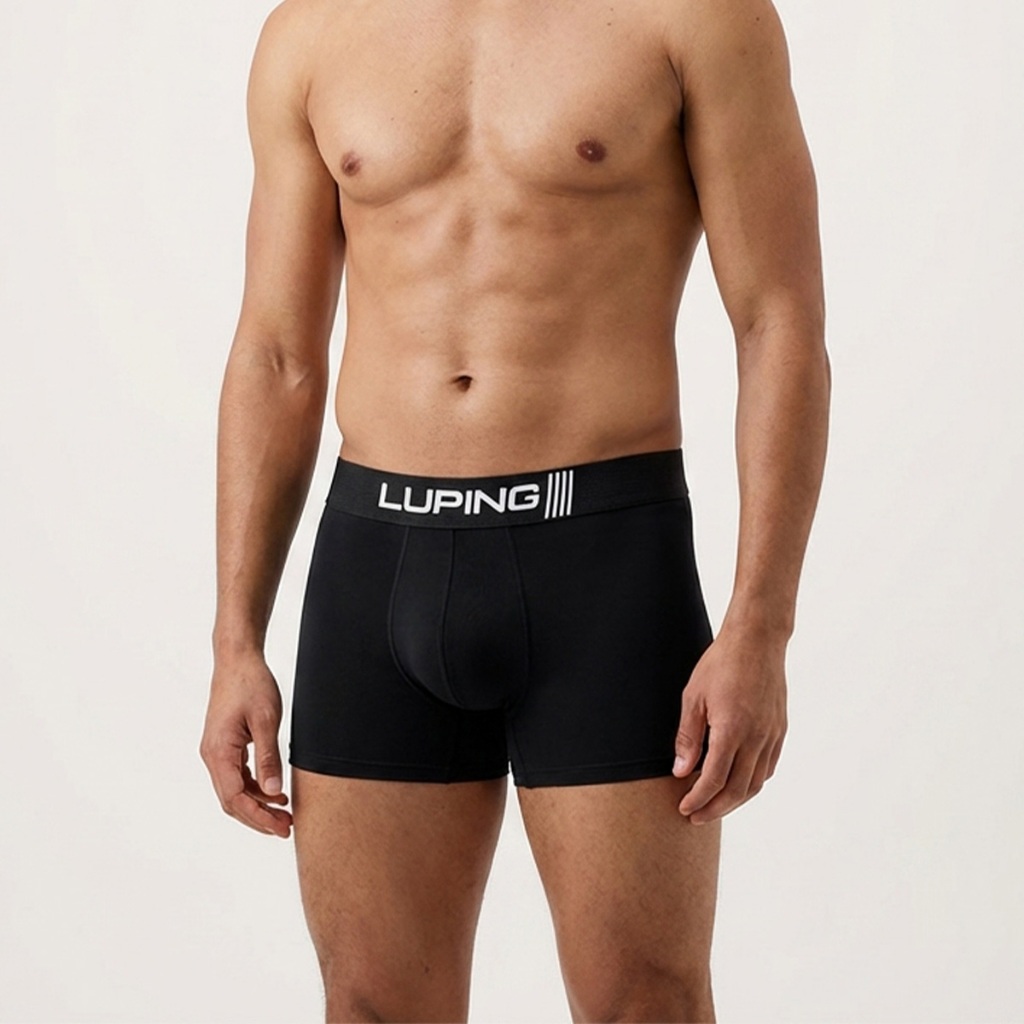 Cueca Boxer Clássica Box Forro 100% Algodão Microfibra Confortável Masculina Adulto Sortidas