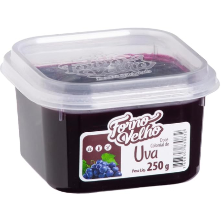 Doce colonial forno velho uva