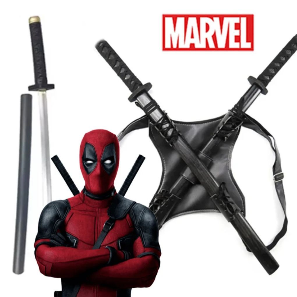 Katana Deadpool Anime Espada Samurai Ninja Cosplay Brinquedo Presente
