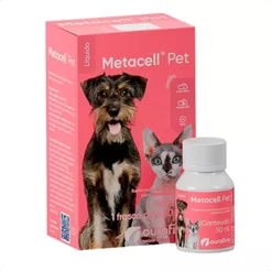 Suplemento Vitamínico Metacell Pet 50ml Ouro Fino