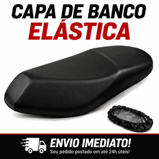 Capa De Assento De Motocicleta Em Couro PU-Proteção Elástica À Prova D'água E Resistente A UV