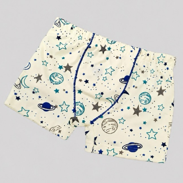 Cueca Sortida Infantil Boxer Algodão Com Forro Qualidade Premium