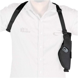 Coldre Axilar Velado Discreto C/ Regulagem 1 Tira Cia Militar Compacto Rip Stop Resistente