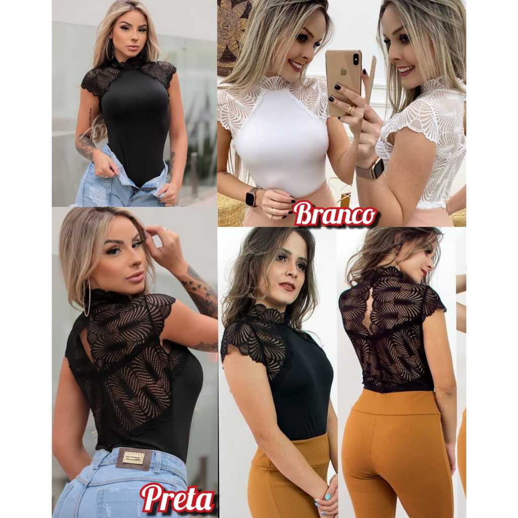 Body Costa  Aberta Renda, Body Com Bojo, Bori Elegante , Bode Suplex Com Renda, Maio festa