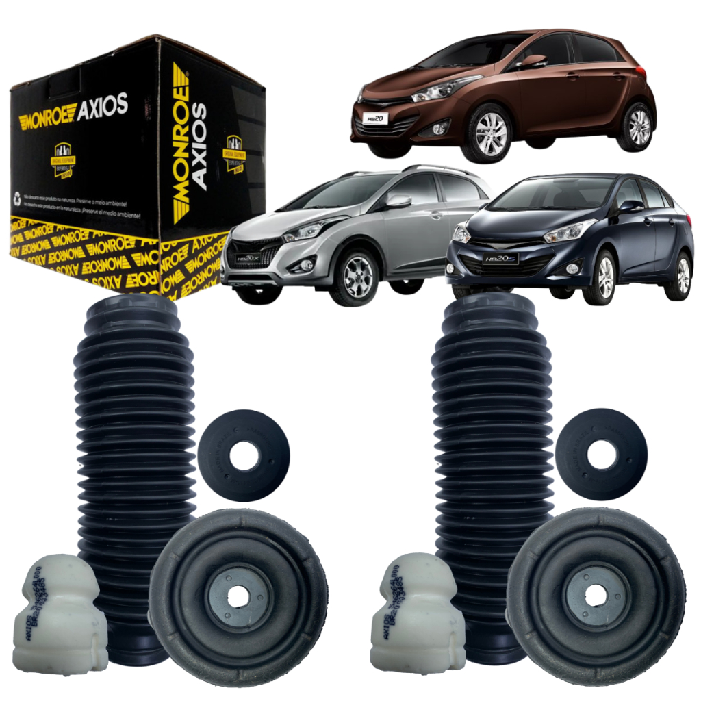 Kit Amortecedor Dianteiro Original Axios HB20 1.0 / 1.6 2012 2013 2014 2015 2016 2017 2018