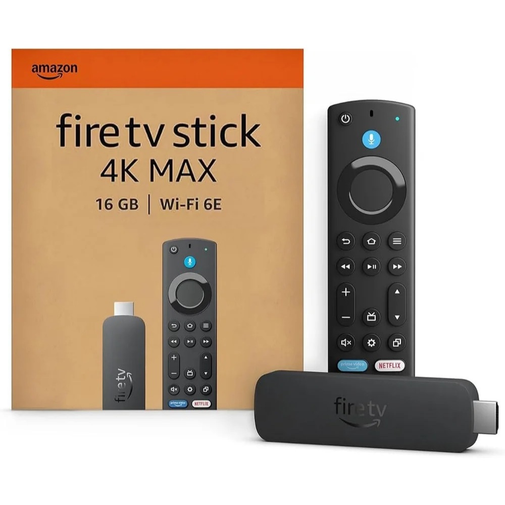 FIRE STICK TV AMAZON 4K MAX 16GB BI VOLT ORIGINAL NOVO LACRADO COM NOTA FISCAL E GARANTIA