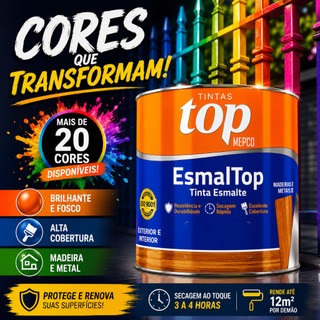 Tinta para Porta Portão Janela Escada Esmalte Sintético Mepco 900ml