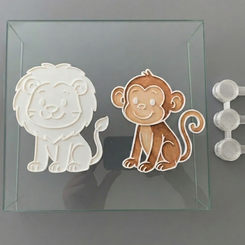 Kit para Colorir Infantil Artesanato Criativo Safari  DIY infantil lembrancinha de aniversário