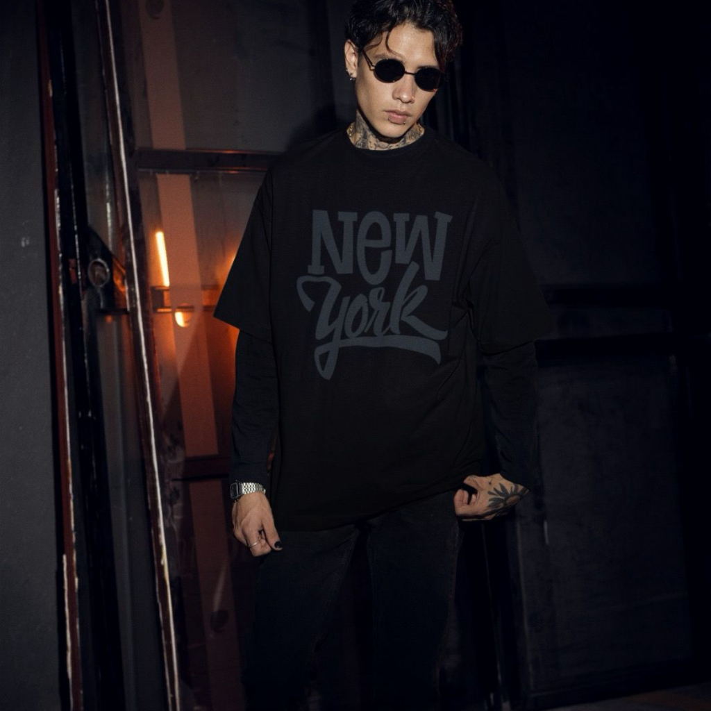 Camiseta Oversized Masculino/Feminino  Academia Camiseta Larga Streetwear Oversize Algodão Casual