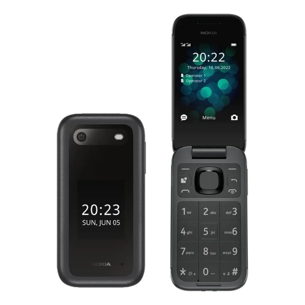 Celular Nokia 2660 Flip Abre Fecha Simples Idoso Tecla Grande Preto