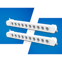 Kit 2 ou 10 Luminária Spot Led Linear Pontual Para Trilho Eletrificado 20w 35cm 2700k/4000k/6500k Branco Seed