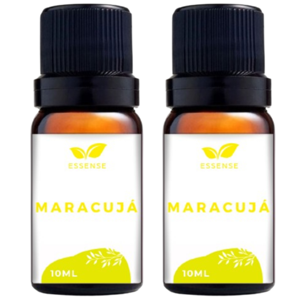 2 Essências de Maracujá 10ml Hidrossolúvel Difusor Aromatizador Umidificador Essência Base água