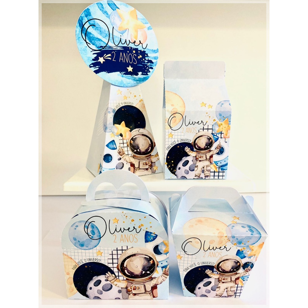 kit caxinha personalizada astronauta-lembrancinha personalizada-aniversario personalizado-papelaria personalizada