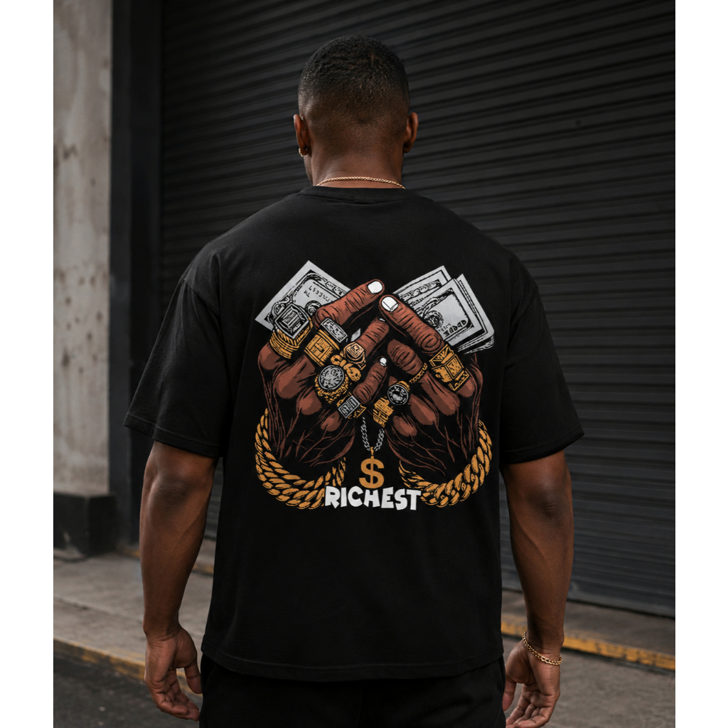 Camiseta Masculina Streetwear Estilosa Estampada Moderna Algodão Tecido Macio Confortável