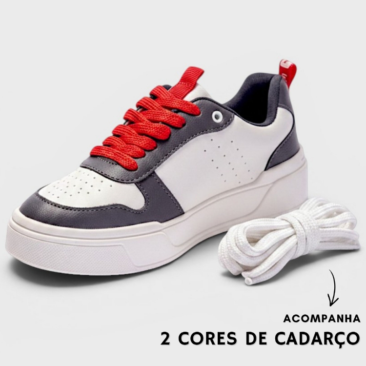 Tênis Infantil Menino Casual Confortável Street Urbano Original 2 Cores De Cadarço 28 Ao 35