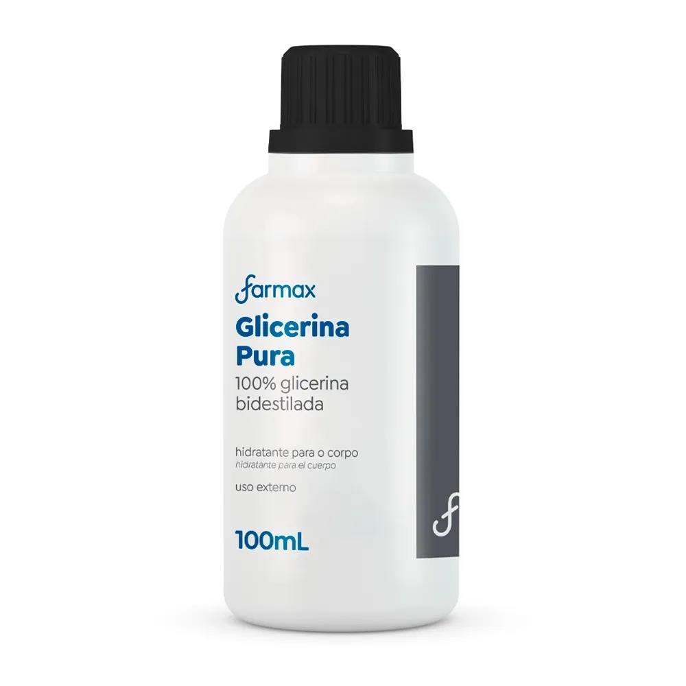Farmax Glicerina Pura Corporal 100ml - Hidratação e Proteção Antienvelhecimento
