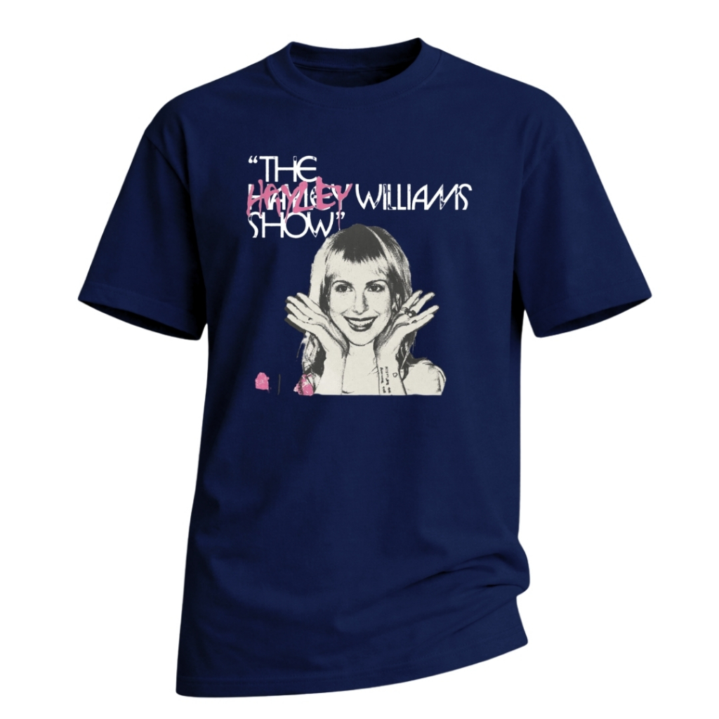 Camiseta The Hayley Williams Show Paramore Cantora Rock Música Internacional Blusa 100% Algodão Personalizada Artista