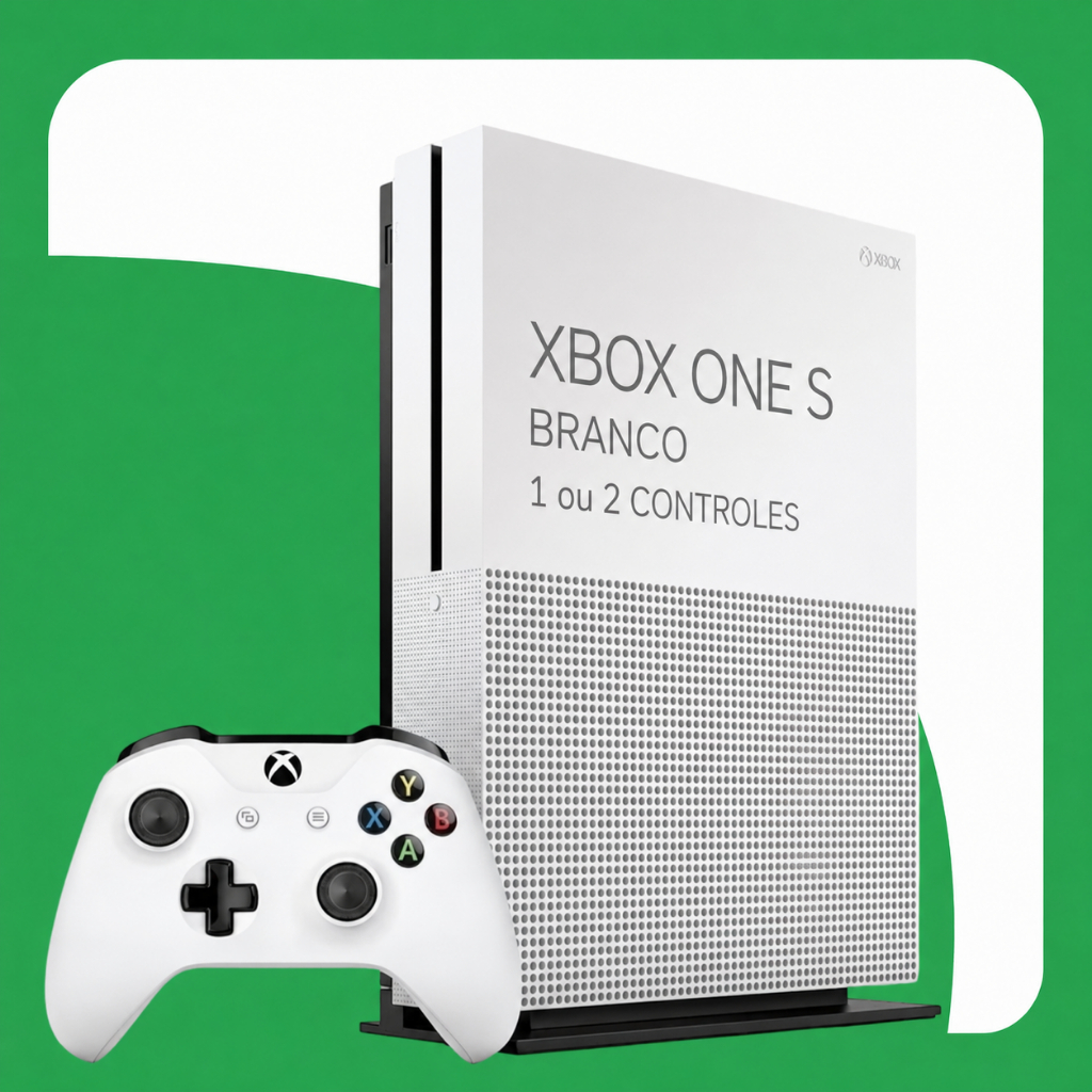 Console Microsoft Xbox One S 500gb branco