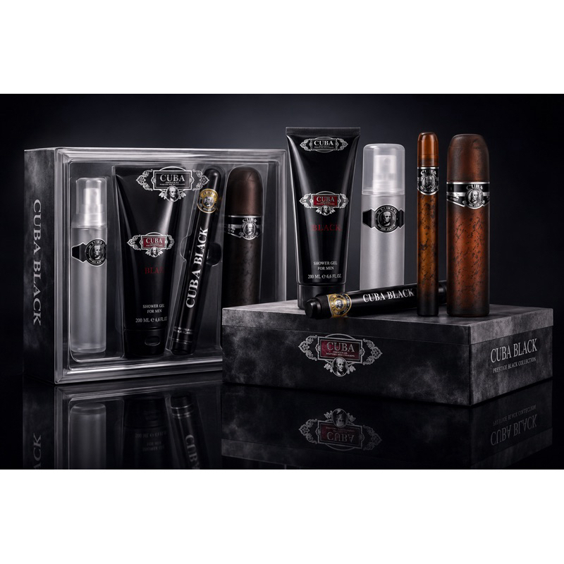 Kit Perfume Cuba Black Men