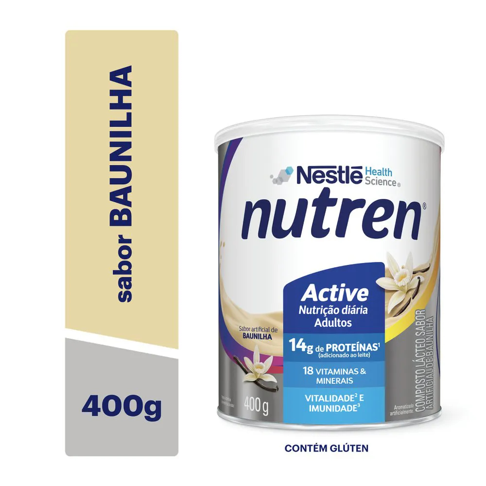 Nutren Active Baunilha Complemento Alimentar 400g