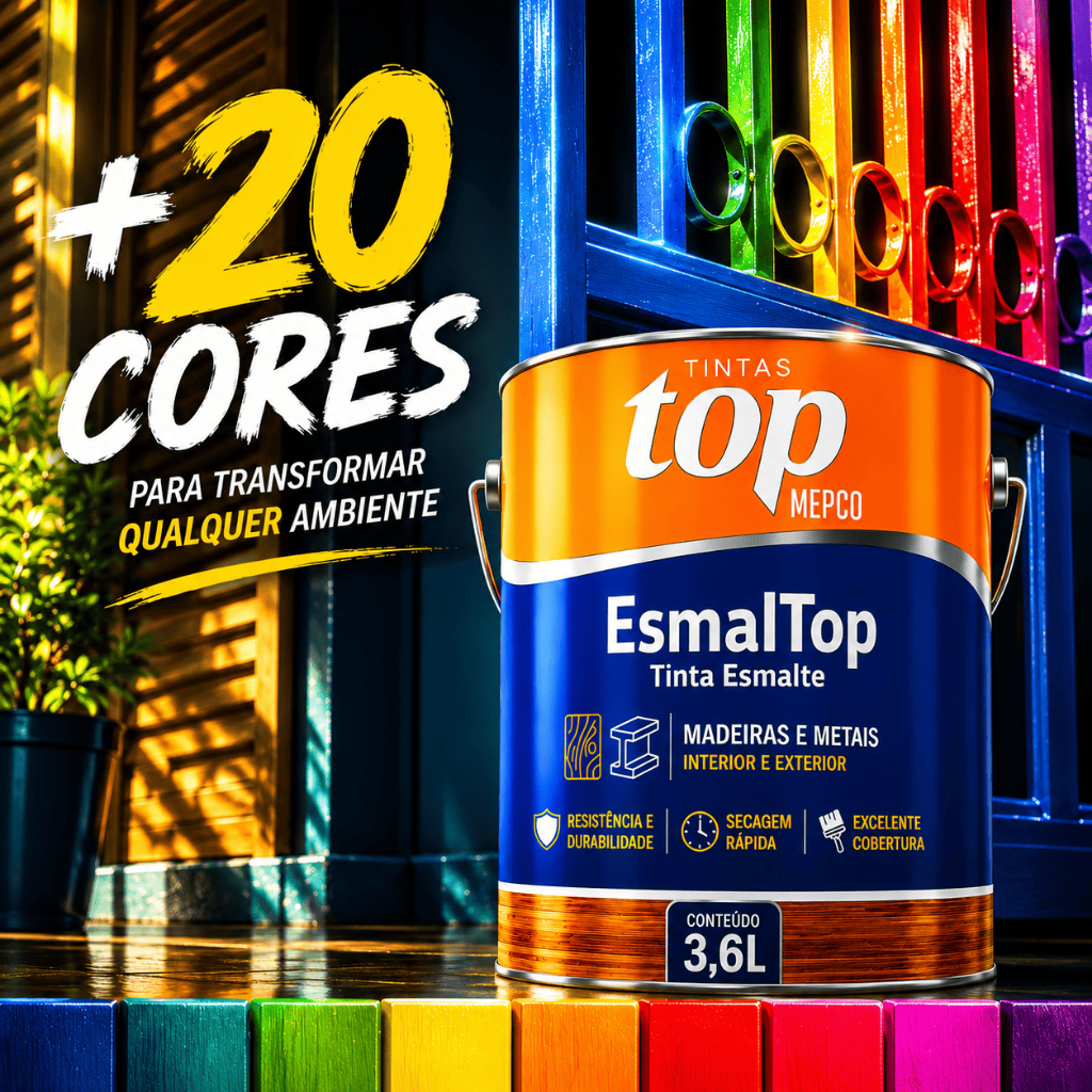 Esmalte Mepco 3,6L Profissional Alta Durabilidade para Portões