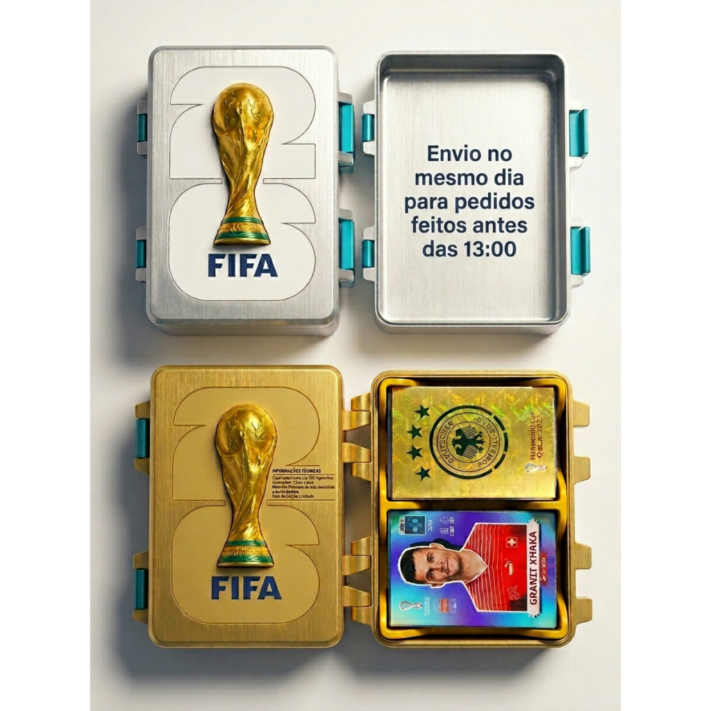 Porta Figurinha álbum de Figurinhas Suporte para figurinhas até 1000 Figurinhas álbum copa do mundo